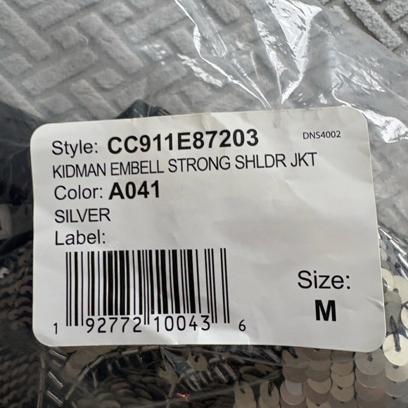 Alice+Olivia Kidman embellished-beaded crew neck jacket. NWT, size M. - Picture 2 of 5